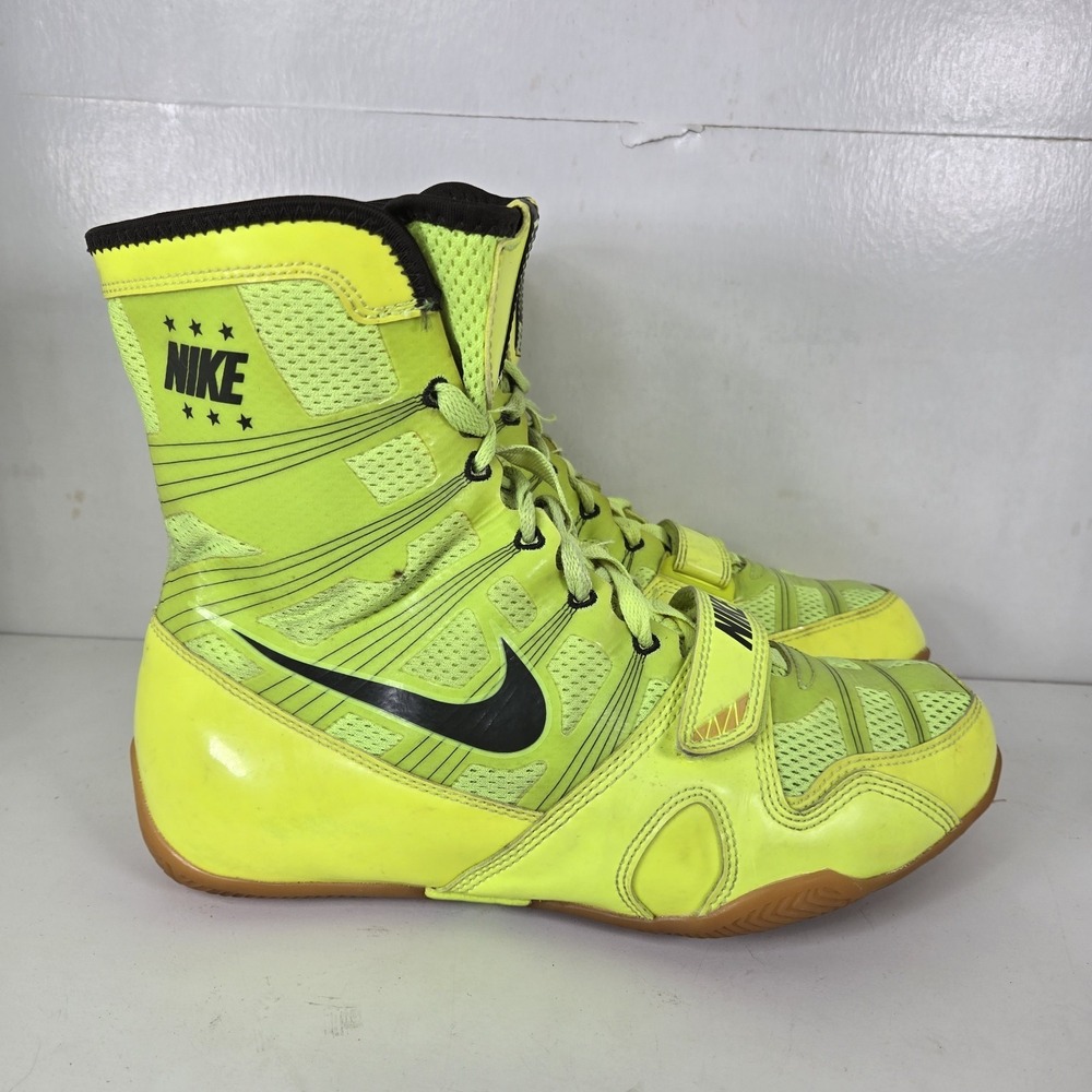 Nike HyperKO Volt Boxing‎ Boots Shoes Mens 7.5 Boot Pacman Manny Pacquiao Yellow